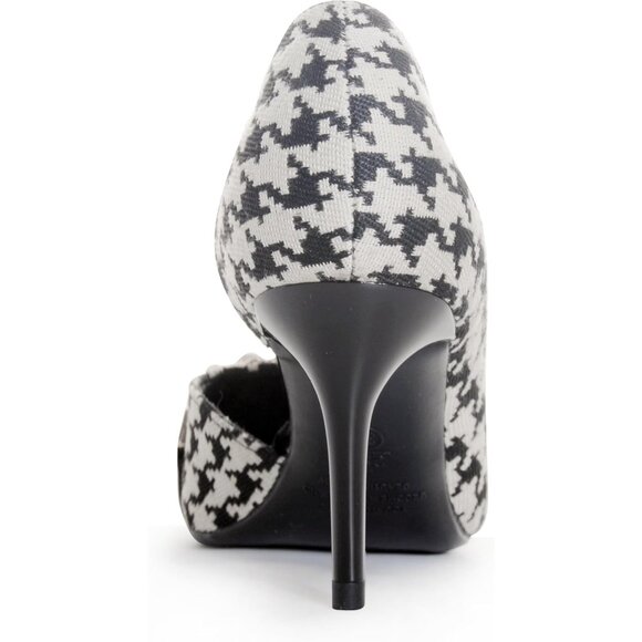 Ann Creek Women's Black Stiletto Dressy Pumps Pattern Design Pointed Toe Heels - Picture 4 of 6